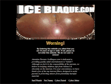 Tablet Screenshot of iceblaque.com